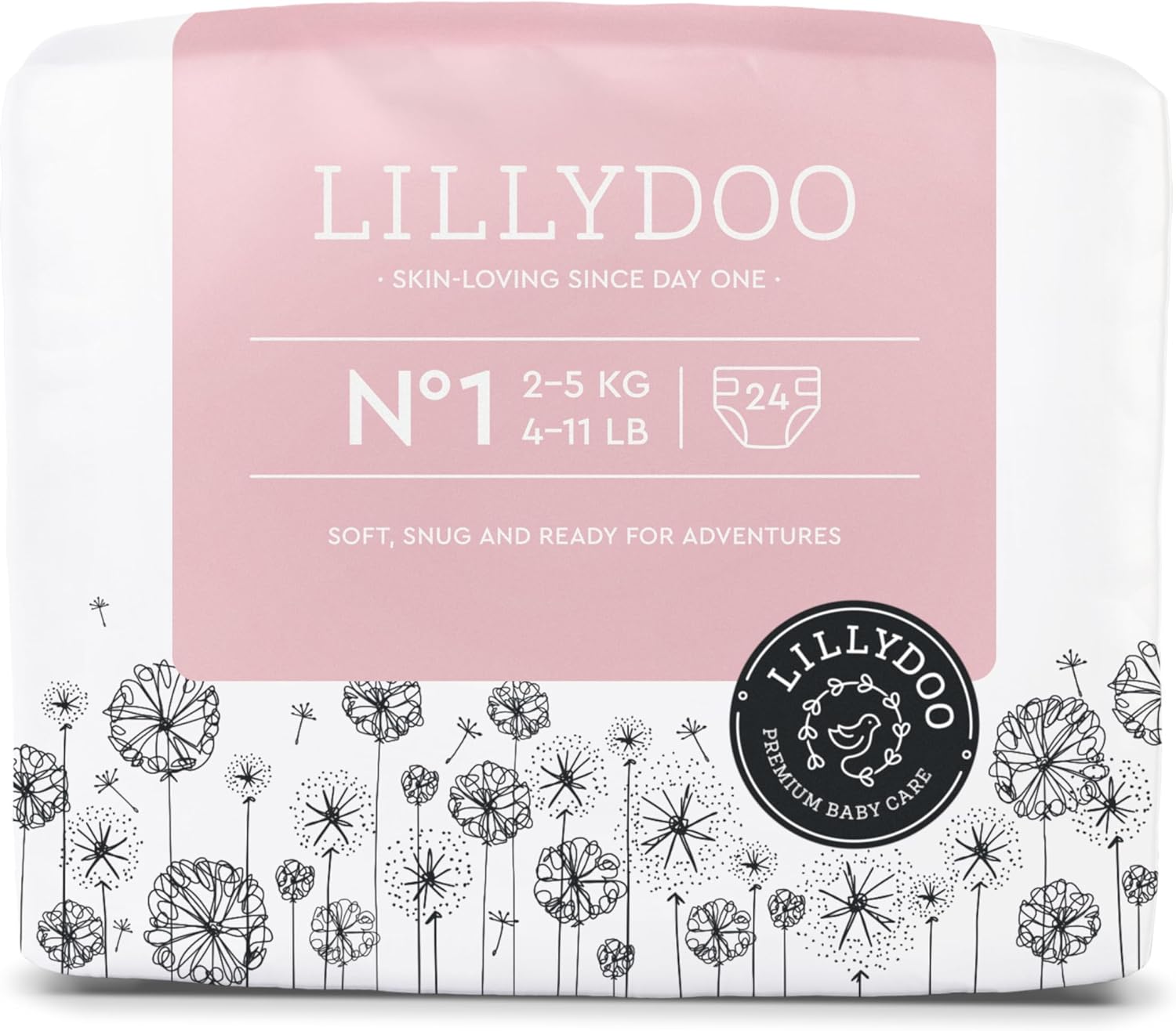 Pañales Lillydoo Talla 1 24u | A2051