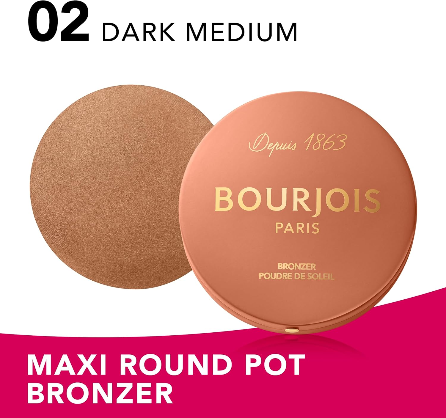Colorete Bourjois en polvo MAXI ROUND | A1670