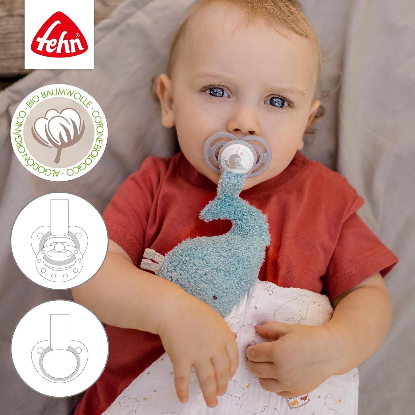 Doudou Ballena Fehn Natur | A1754
