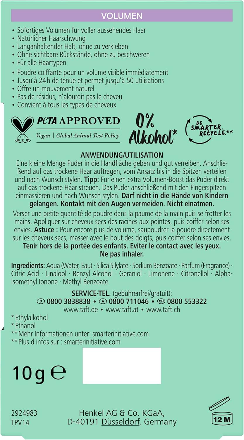 Polvo Peinado Schwarzkopf TAFT – Polvo de | A1879