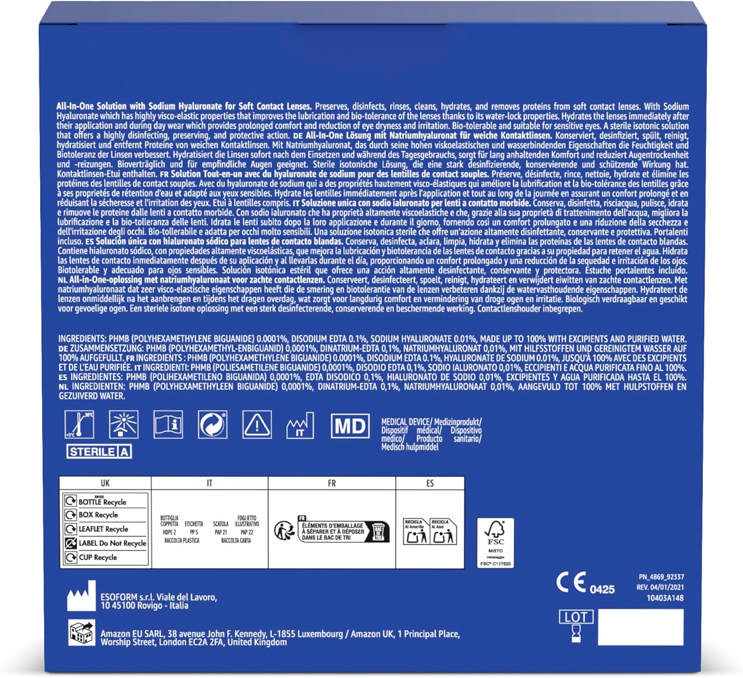 Solución Lentes Amazon 3x360 | A1797