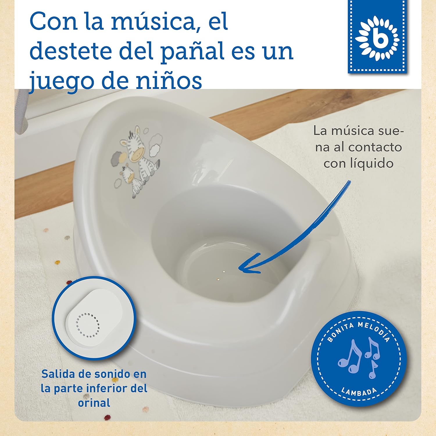 Producto BIECO Orinal infantil con música | A1649