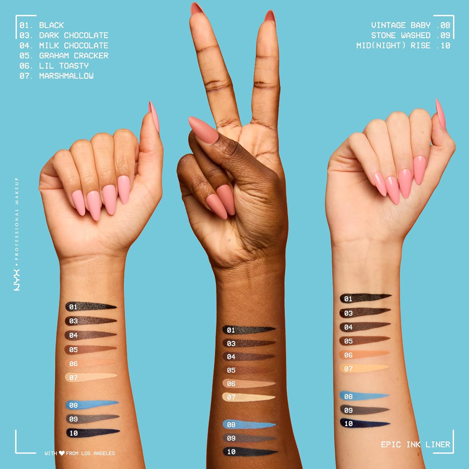 Eyeliner NYX Epic Ink Negro | A1848
