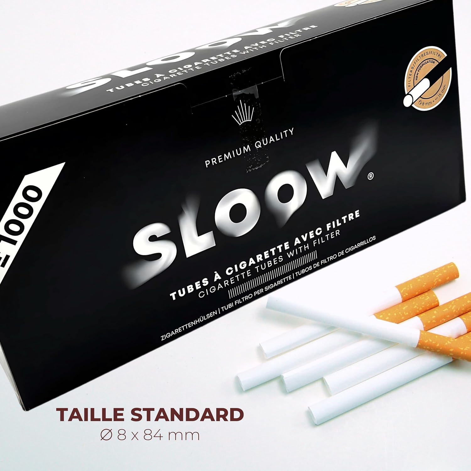 Tubos Filtro SLOOW Caja 1000 tubos | A1722