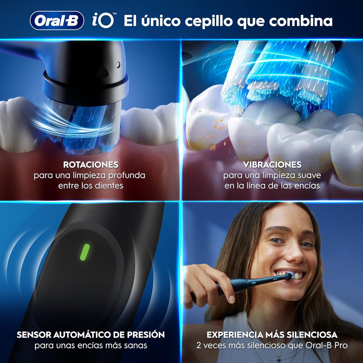Cepillo Dental Oral-B iO 2 Black | A1176