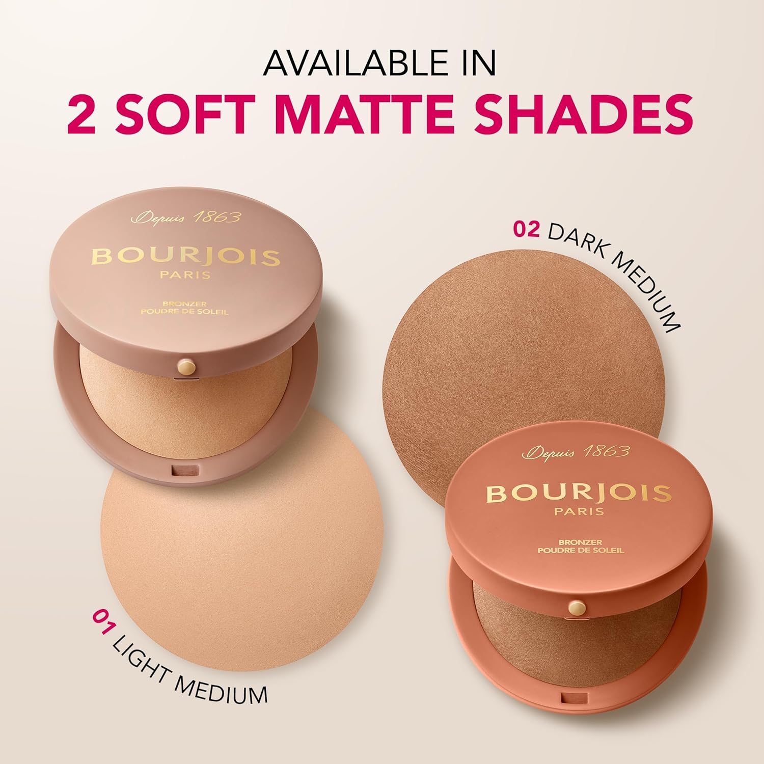 Colorete Bourjois en polvo MAXI ROUND | A1670