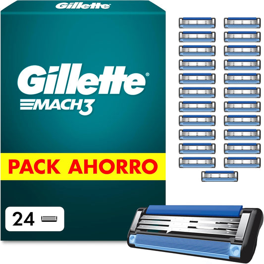 Cuchillas Gillette Mach3 24 ud | A1181
