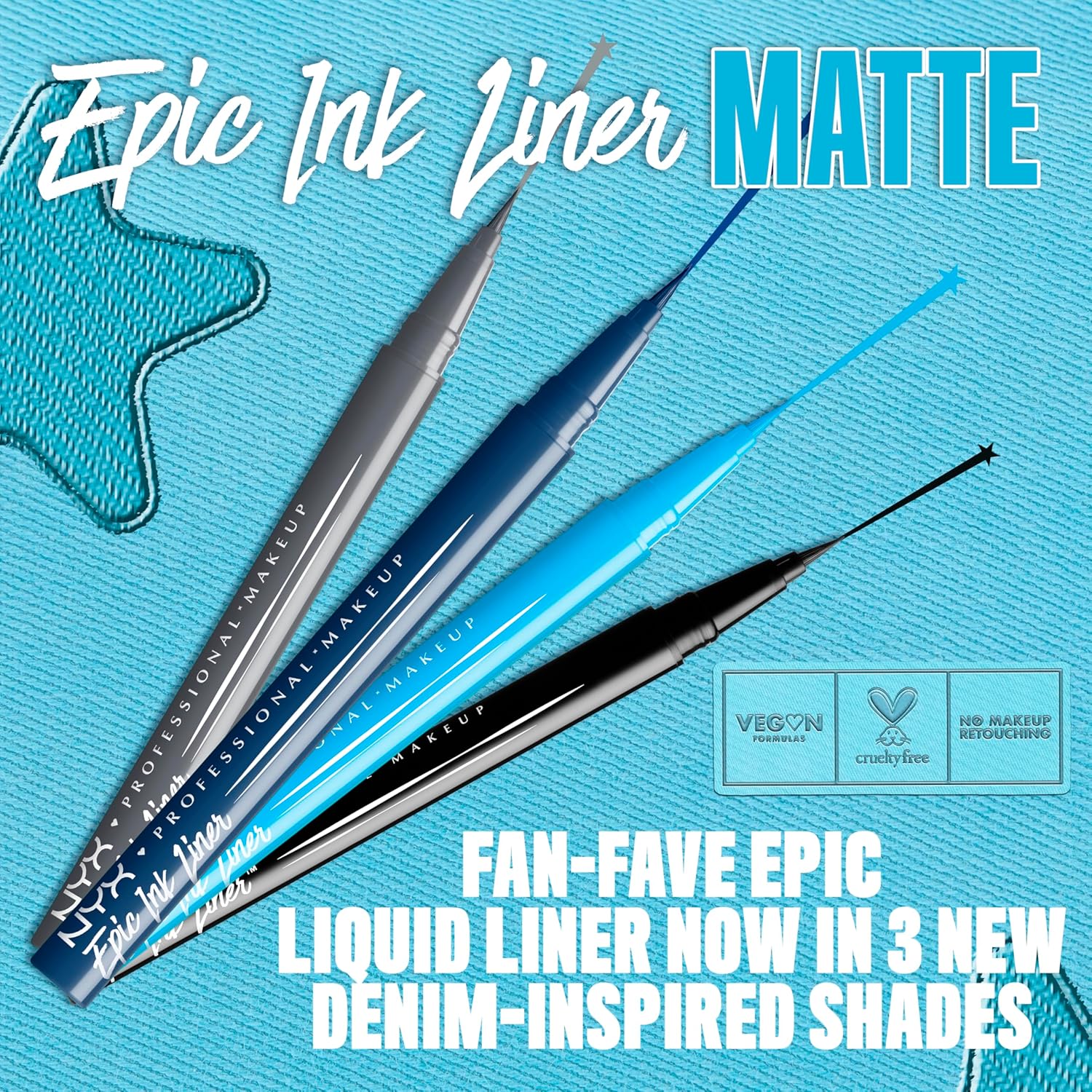 Eyeliner NYX Epic Ink Negro | A1848
