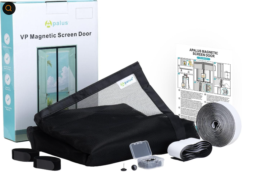 Mosquitera magnética para puerta 100x210 cm - Instalación sin taladro