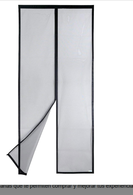 Mosquitera magnética para puerta 100x210 cm - Instalación sin taladro